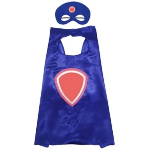 costumeonrent American Shield Superhero Cape and Masks Set for Kids - Superhero Dress Up Costumes for Boys and Girls | Perfect for Dress Up, Cosplay, Halloween & Parties | 3-10 Years