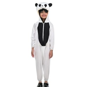 Costumeonrent Fat Panda Cartoon Character Kids Fancy Dress Costume