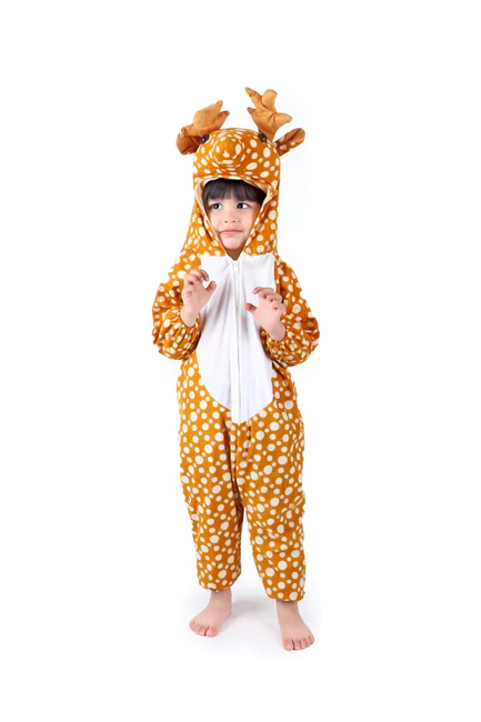 Zoom Costumeonrent Deer Reindeer Animal Fancy Dress Costume For Kids