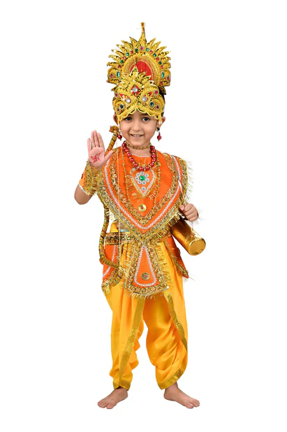 Zoom Costumeonrent Shri Ram Hindu God King Ramlila Mythology Kids & Adults Fancy Dress Costume