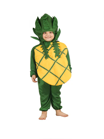 Zoom costumeonrent Pineapple Fruit Kids Fancy Dress Costume