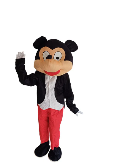 costumeonrent The Brave Friendly Mouse Cartoon Character Mascot Costume for Events | Adults | Full Size Adults