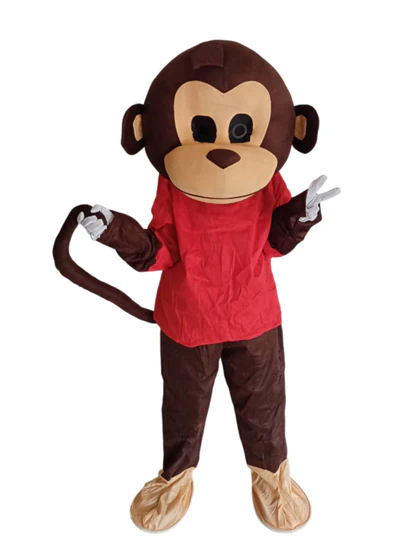 costumeonrent Buy Monkey Cartoon Mascot Costume For Theme Birthday Party & Events | Adults | Full Size