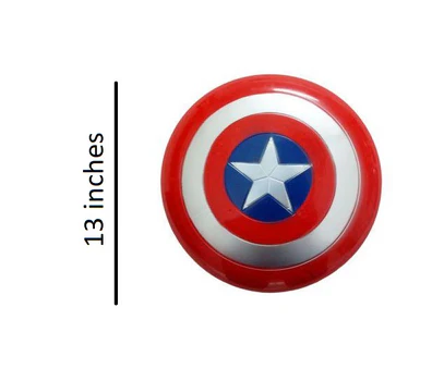 Buy Metal Look Blue American Shield Avengers Kids Fancy Dress Accessory